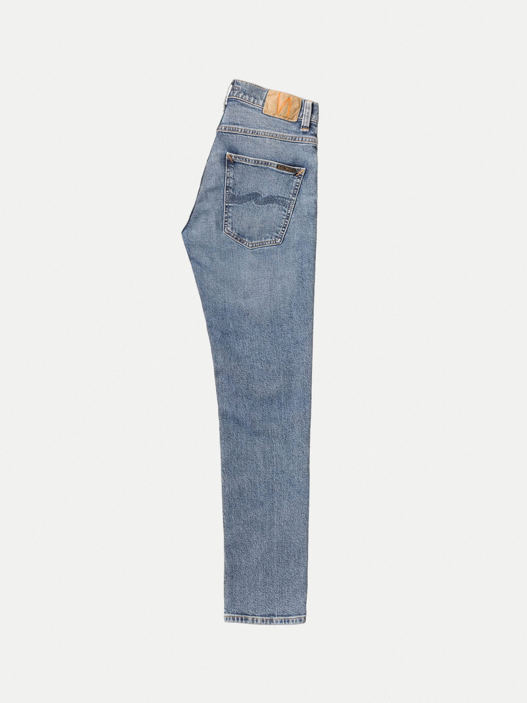 Nudie Jeans Grim Tim Broken Faded Mid Waist Slim Fit Men's Organic Jeans W36/L32 Sustainable Denim