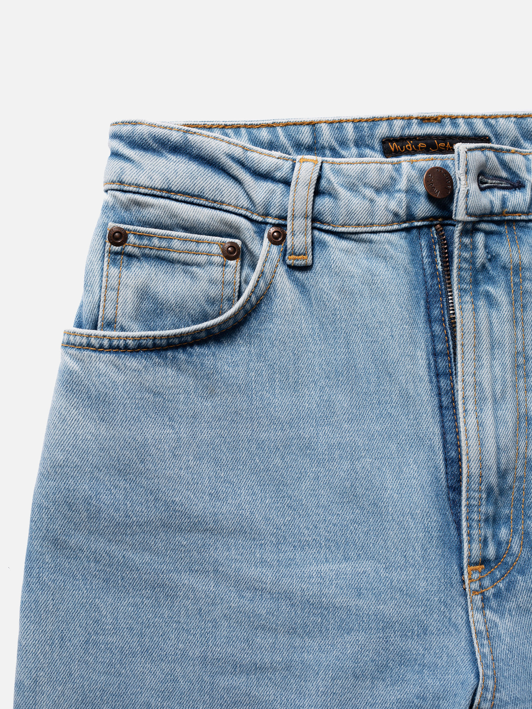 Nudie Jeans Rowdy Ruth Calm Blues High Waist Bootcut & Flare Leg Women's Organic Jeans W25/L28 Sustainable Denim