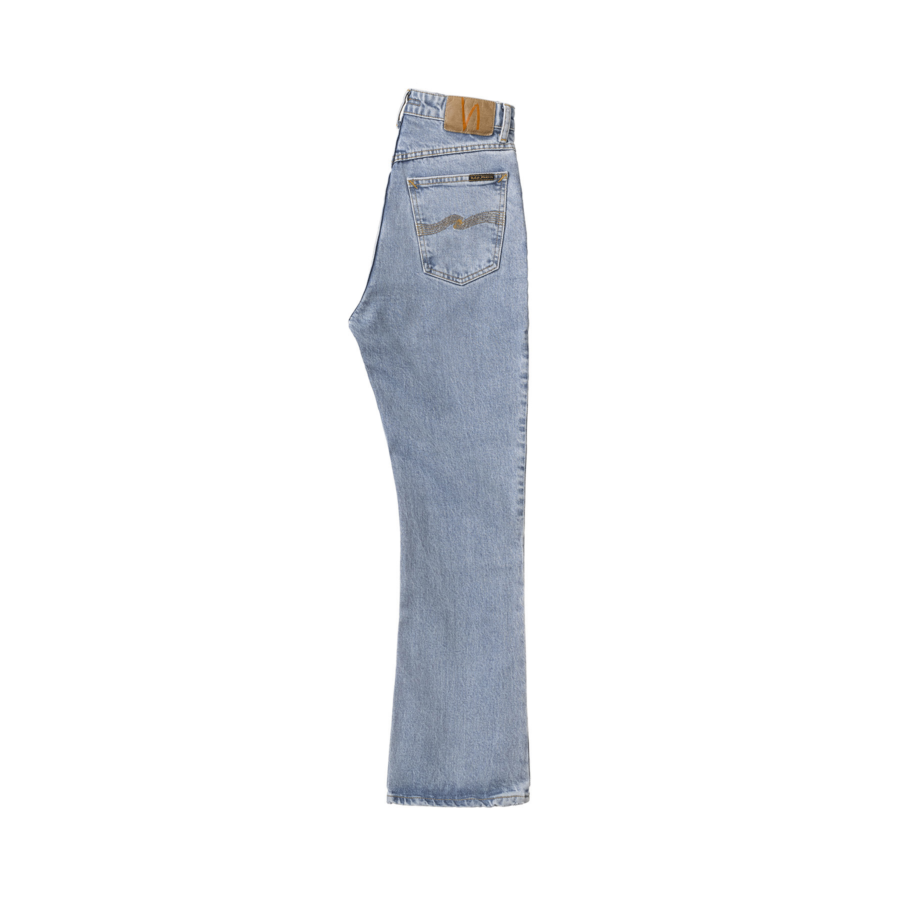 Nudie Jeans Rowdy Ruth Calm Blues High Waist Bootcut & Flare Leg Women's Organic Jeans W25/L28 Sustainable Denim