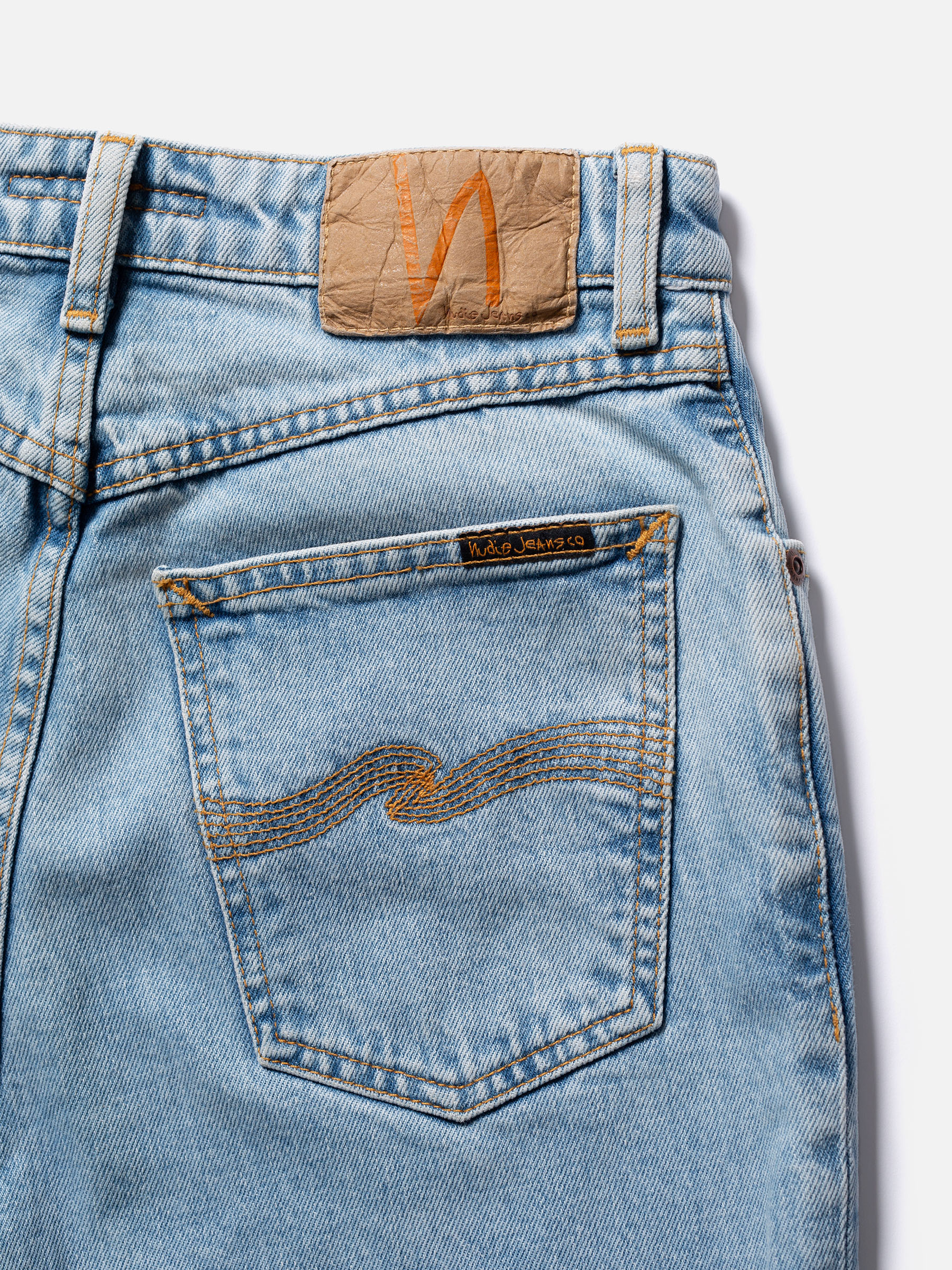 Nudie Jeans Rowdy Ruth Calm Blues High Waist Bootcut & Flare Leg Women's Organic Jeans W25/L28 Sustainable Denim