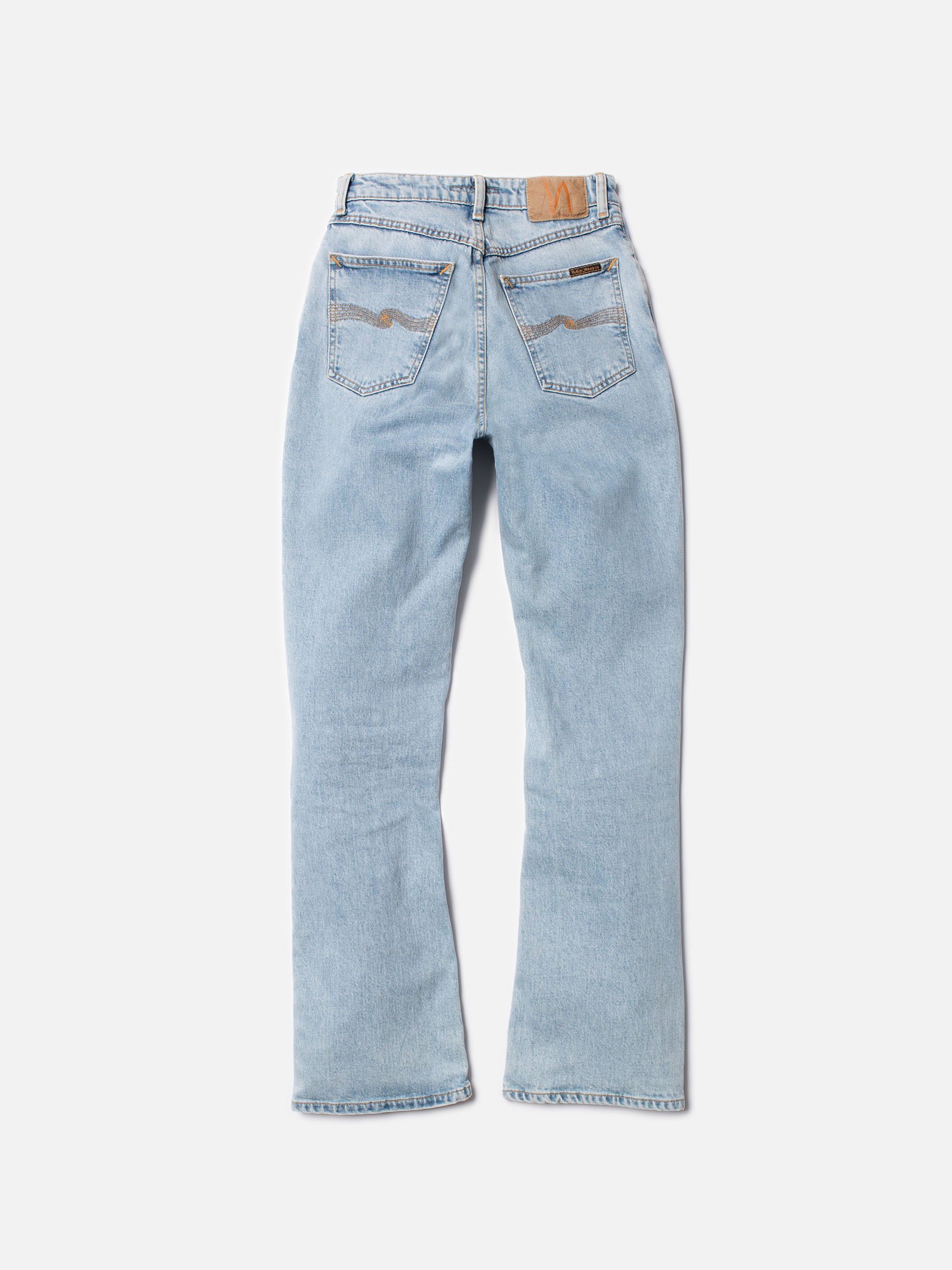 Nudie Jeans Rowdy Ruth Calm Blues High Waist Bootcut & Flare Leg Women's Organic Jeans W25/L28 Sustainable Denim