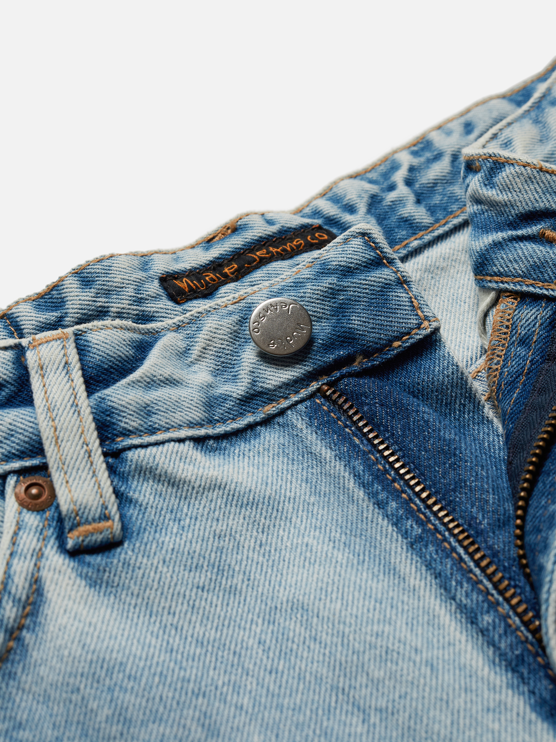 Nudie Jeans Maeve Shorts Sunny Blue Women's Organic Shorts W24 Sustainable Clothing