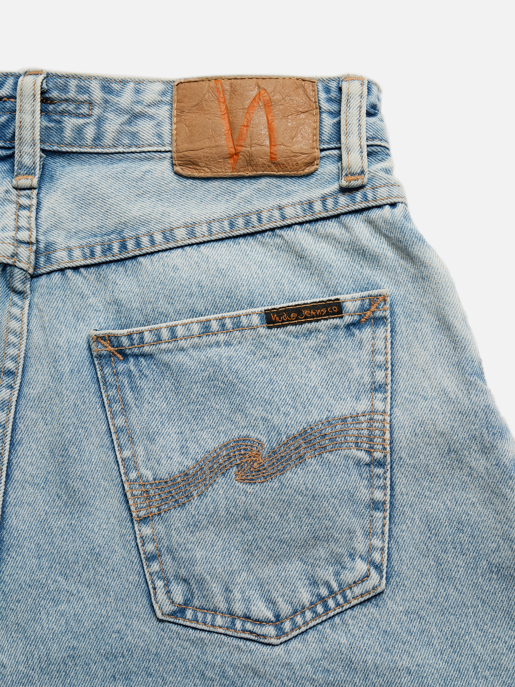 Nudie Jeans Maeve Shorts Sunny Blue Women's Organic Shorts W24 Sustainable Clothing