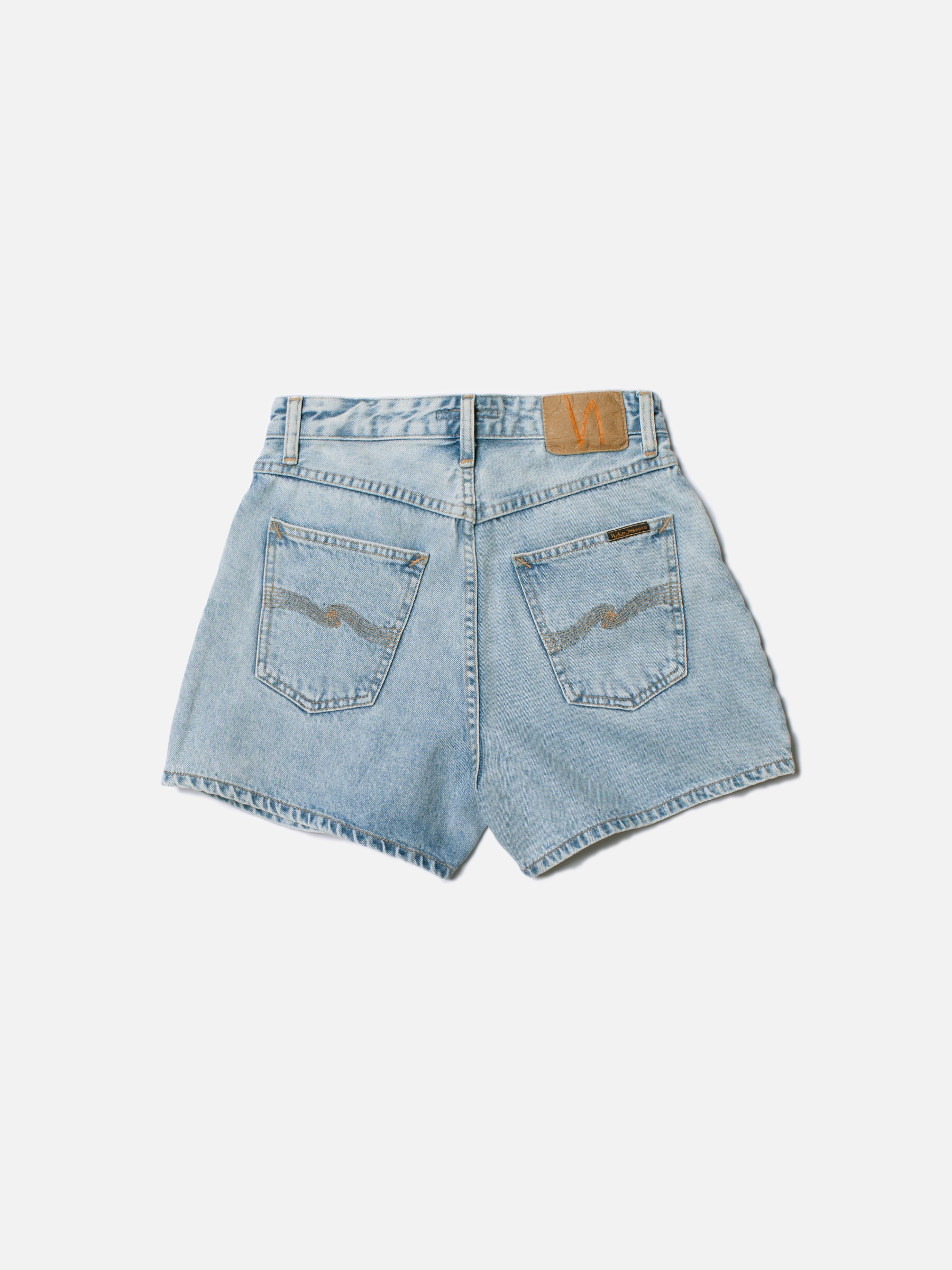 Nudie Jeans Maeve Shorts Sunny Blue Women's Organic Shorts W24 Sustainable Clothing