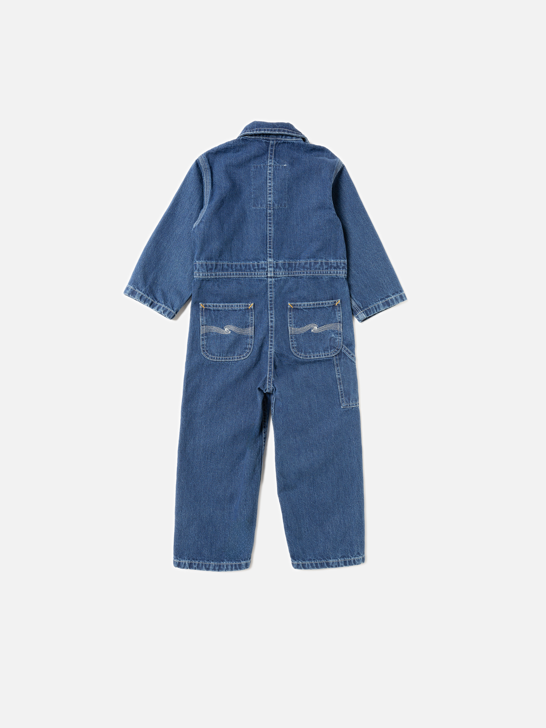 Nudie Jeans Billie Boilersuit Utility Denim Organic One-Pieces > Overalls 1.5-2 yrs Sustainable Clothing