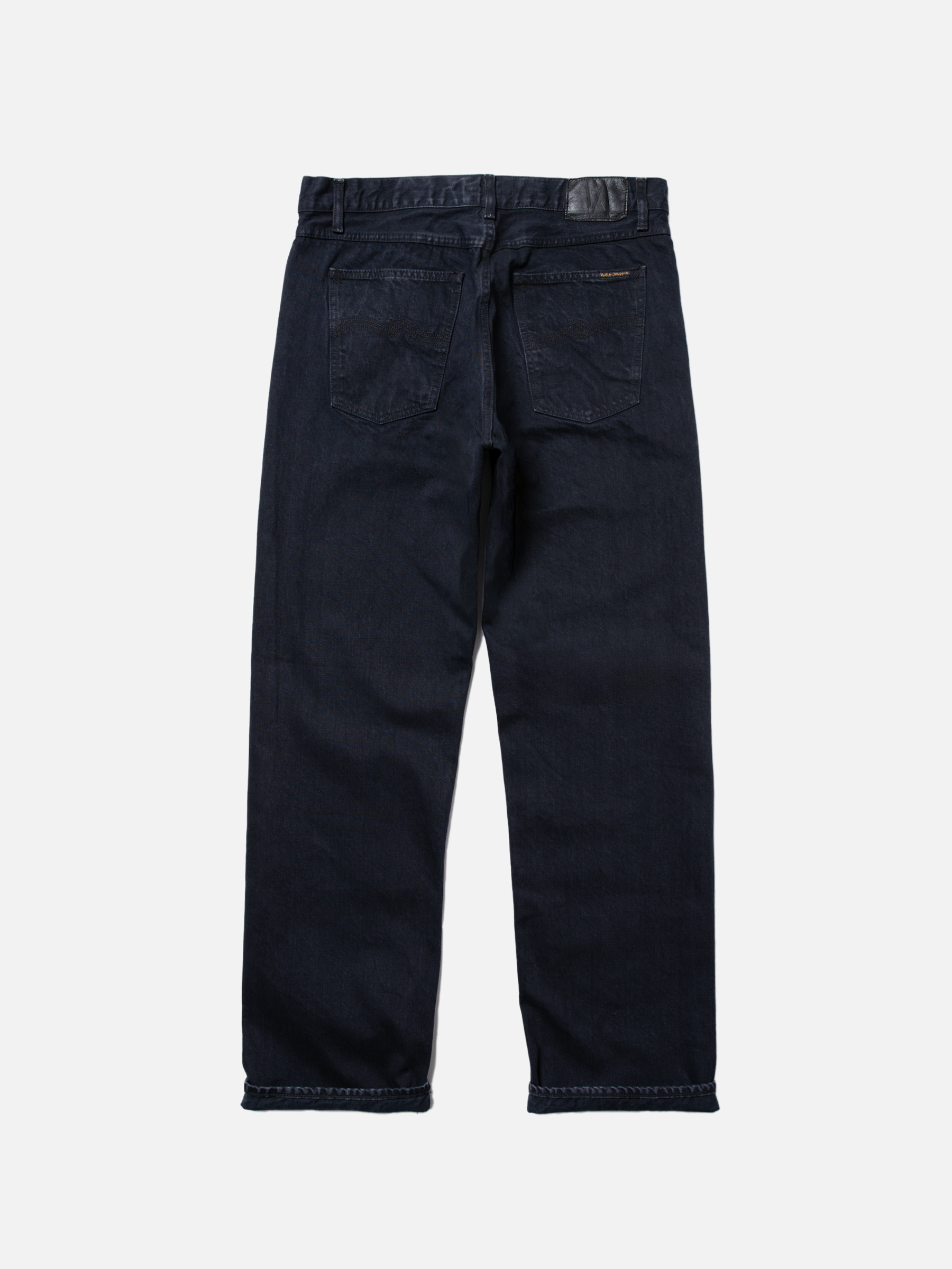 Nudie Jeans Tuff Tony Rinse Onyx Selvage High Waist Baggy
