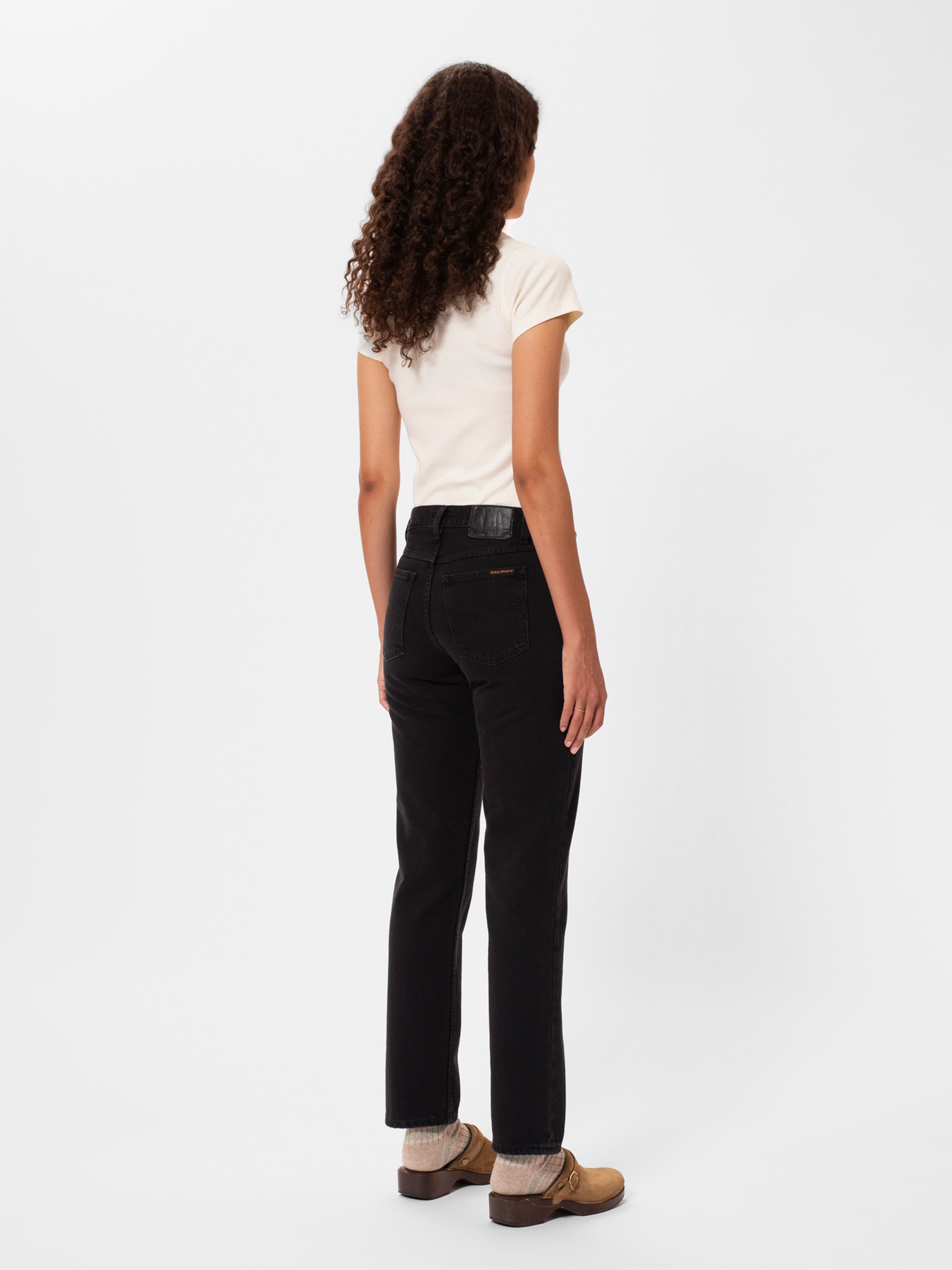 Nudie Jeans Shady Sadie Aged Black Women's Organic Jeans W33/L32 Sustainable Clothing