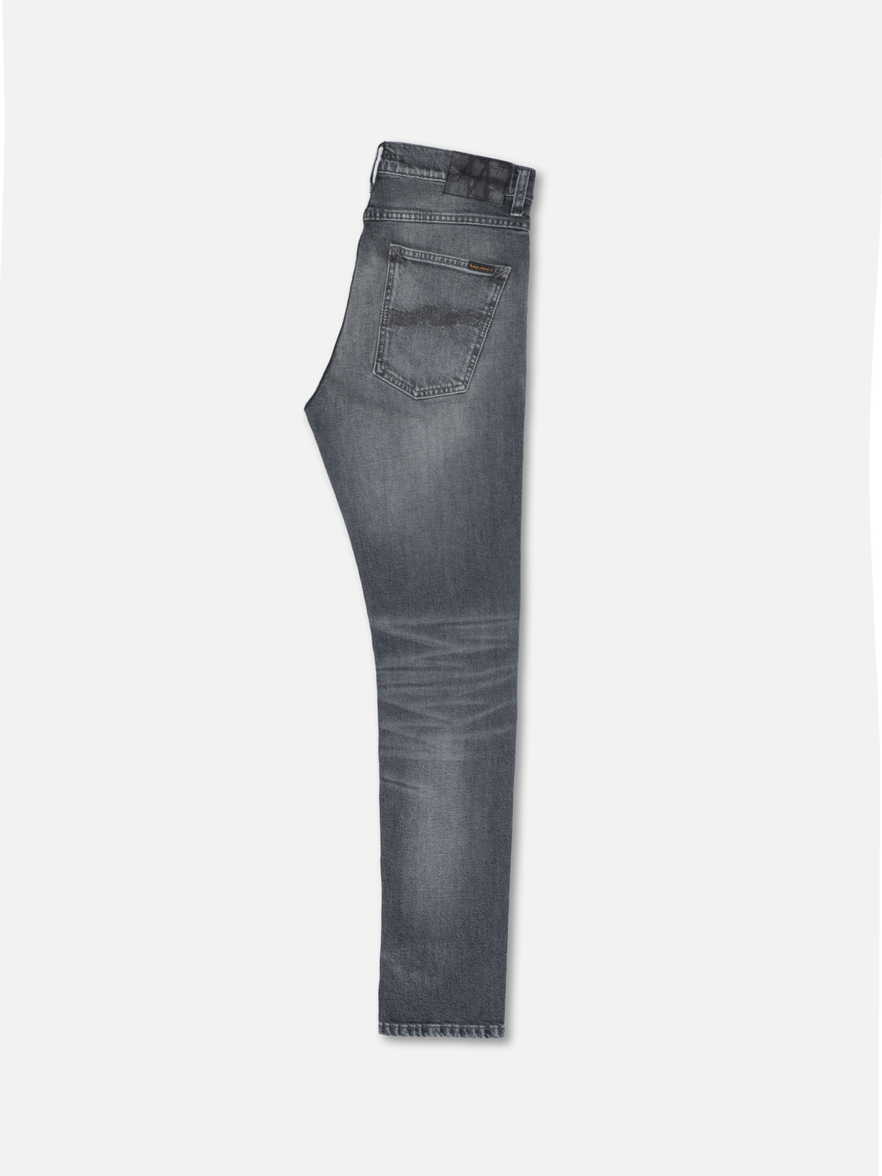 Nudie Jeans Lean Dean Grey Steel Mid Waist Slim Tapered Fit Men's Organic Jeans W32/L36 Sustainable Denim