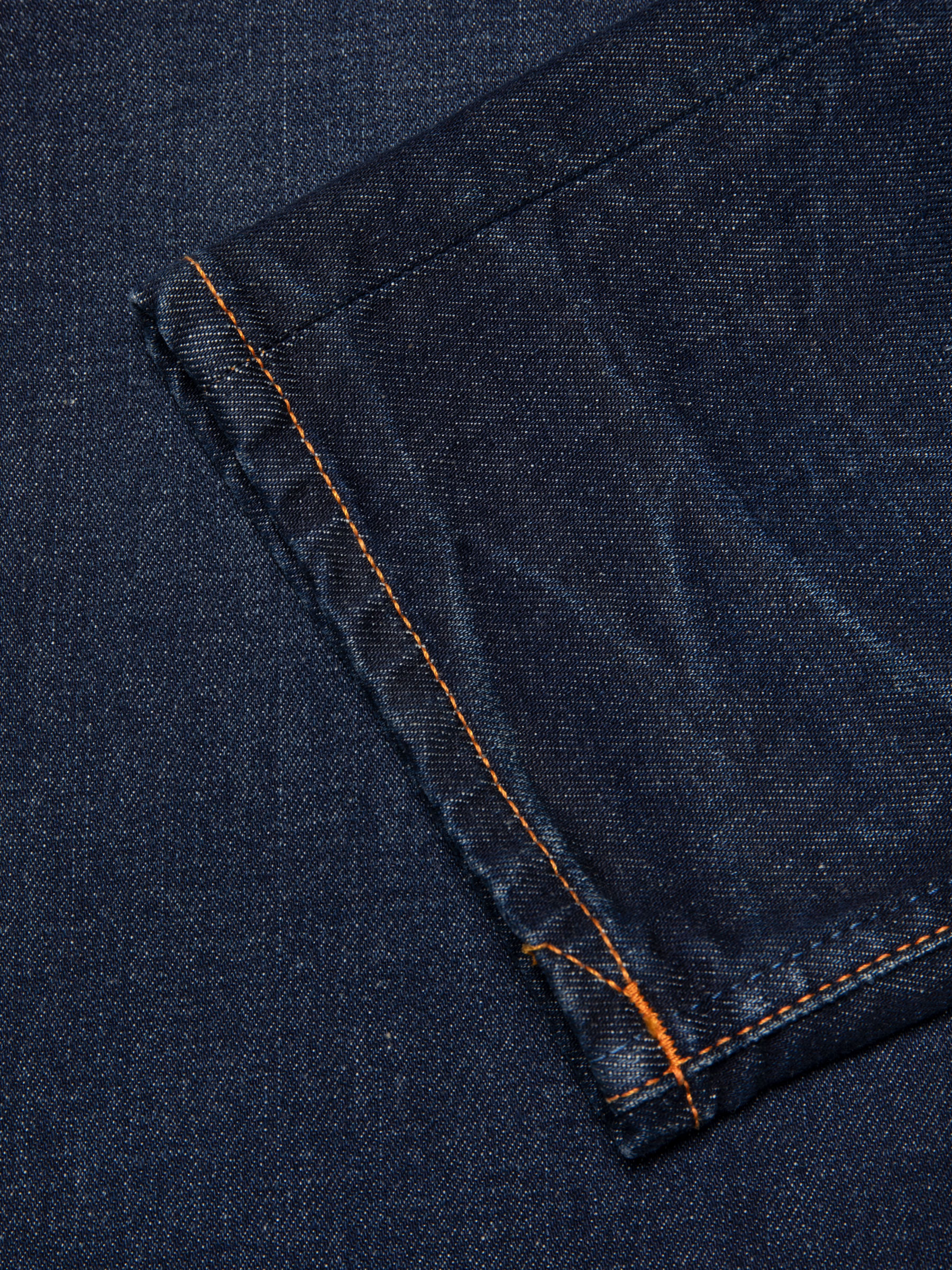 Nudie Jeans Lean Dean Blue Night Mid Waist Slim Tapered Fit Men's Organic Jeans W33/L28 Sustainable Denim
