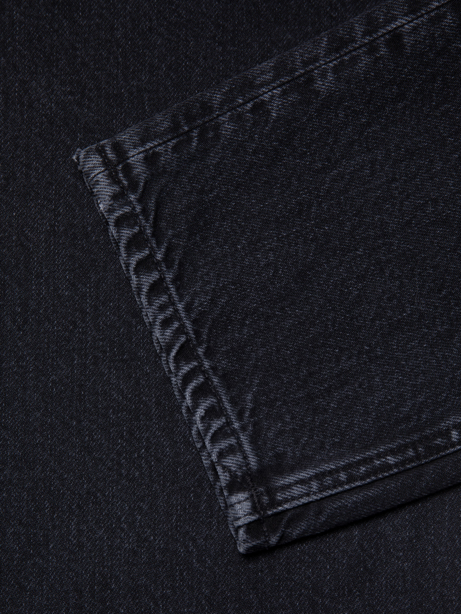 Nudie Jeans Lofty Lo Black Vintage Mid Waist Relaxed Straight Fit Women's Organic Jeans W30/L36 Sustainable Denim