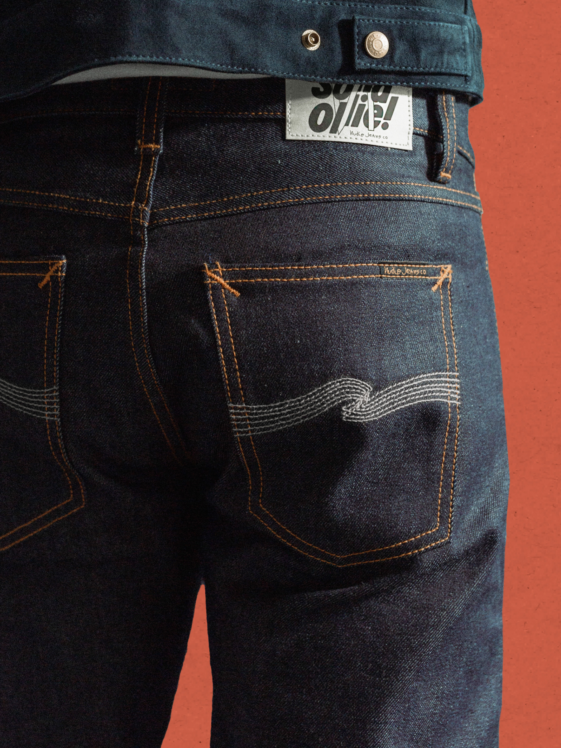 Nudie Jeans Solid Ollie The First Men's Organic Jeans W36/L30 Sustainable Clothing