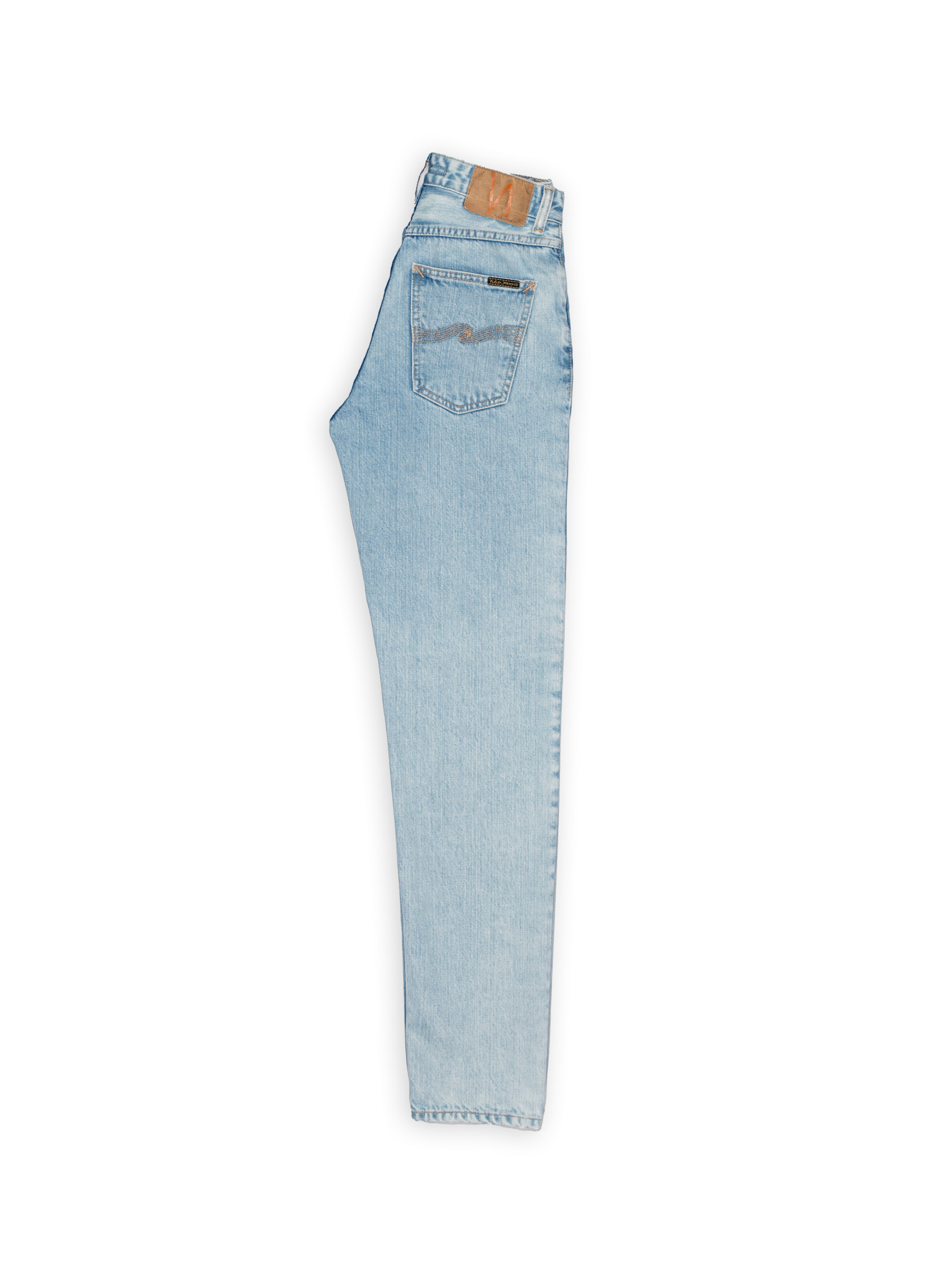 Nudie Jeans Breezy Britt Summer Salt High Waist Regular Tapered Fit Women's Organic Jeans W33/L30 Sustainable Denim