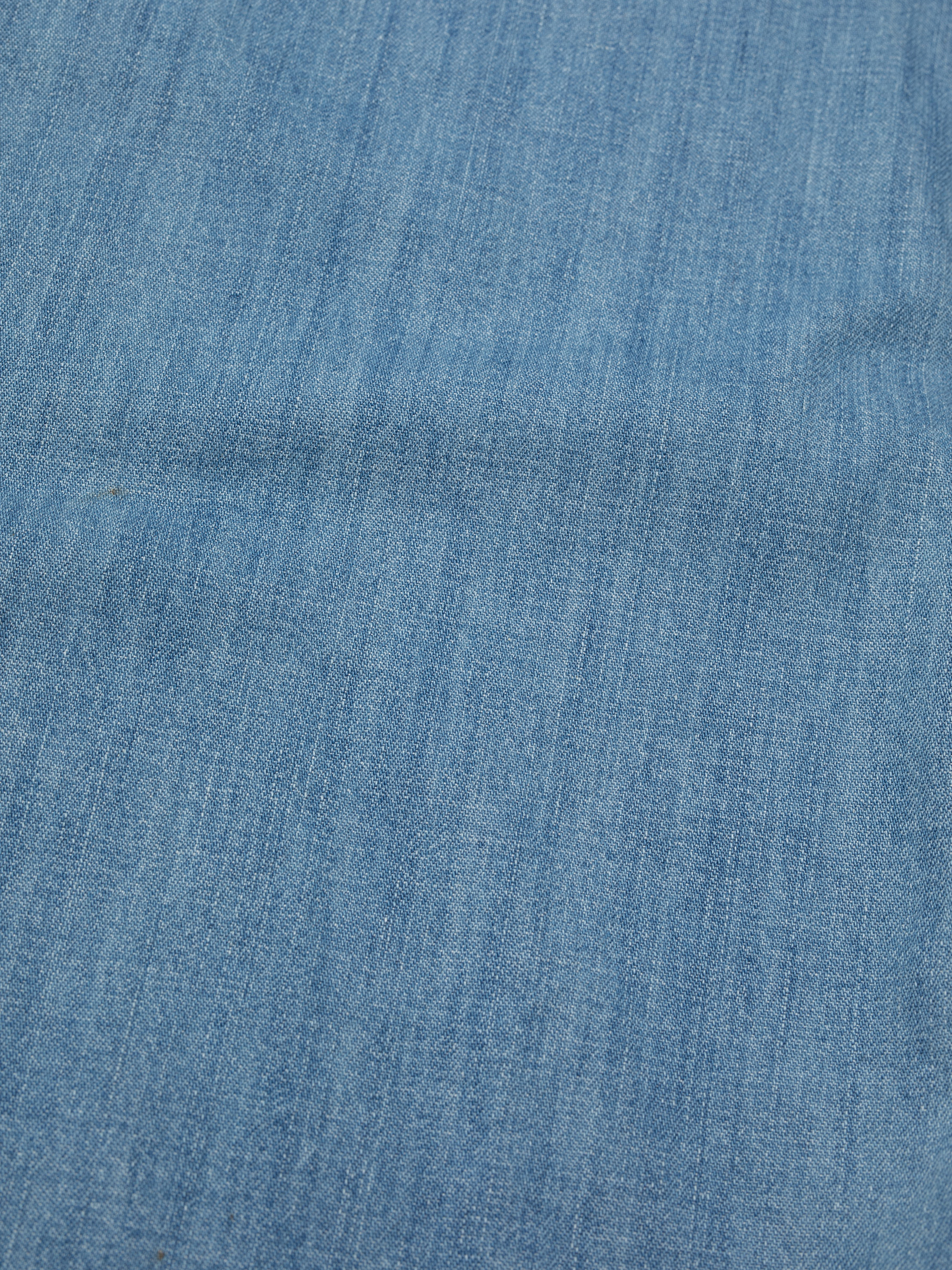 Nudie Jeans Gunnar Light Used Denim Shirt Light Blue Men's Organic Shirts X Small Sustainable Clothing